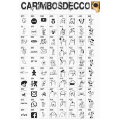 Carimbo personalizado para todos os profissionais