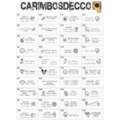 Carimbo personalizado para todos os profissionais